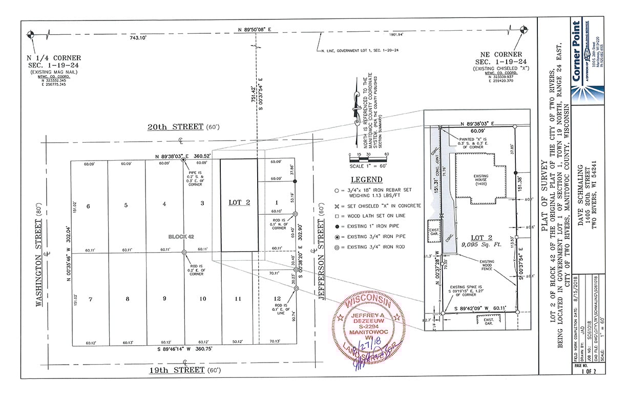 Plat of Lot Survey